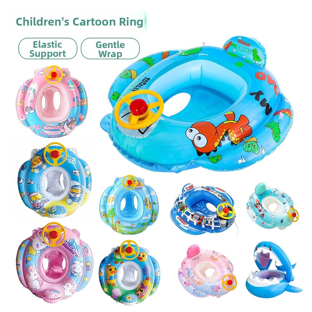 Detachable Sun Shade Cartoon B - đánh giá và giá Baby Swimming Floater