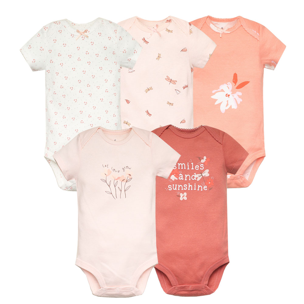 5pcs/lot Baby Bodysuit Fashion - đánh giá và giá Baby Products Essential