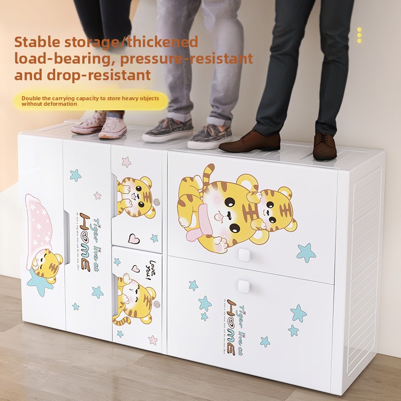 Thickened Plastic Five-Bucket  - đánh giá và giá Baby Products Storage Box
