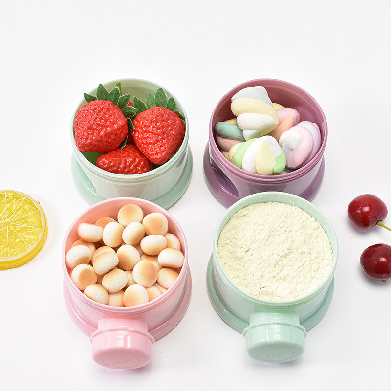 3/4 Layers Bear Baby Milk Powd - đánh giá và giá Baby Products Storage Box